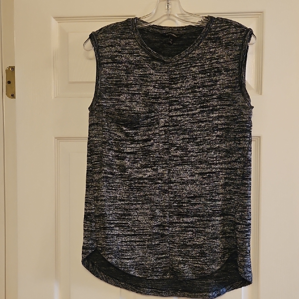 🌟Banana Republic Black and Gray Heathered Sleeveless Tank🌟
